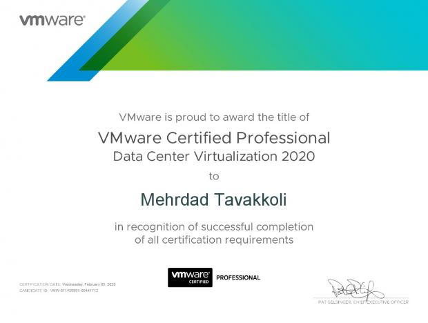 VCAP - Data Center Virtualization Design 2020