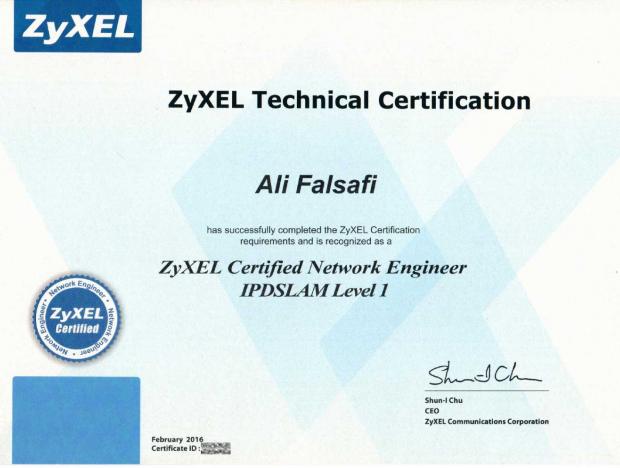 مدرک ZyXEL IP DSLAM