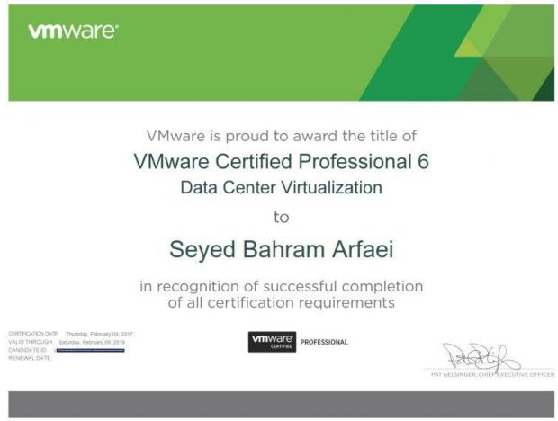 VMware Certified Professional 6  Data Center Virtualization